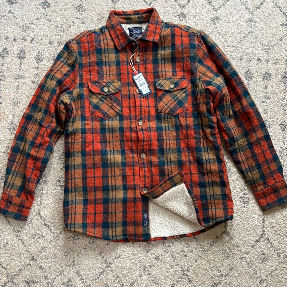 Grayers Edmund Sherpa lined shirt jacket